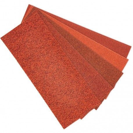 PAPIER ŚCIERNY 93 X 230 MM, K60, K80, K100, 120, 180 (ZESTAW 5 SZTUK)