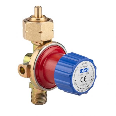 REDUKTOR GAZOWY Z REGULATOREM CIŚNIENIA (MAX 4 BARY, 8 KG/H)