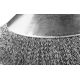 SZCZOTKA DRUCIANA DO KOSY SPALINOWEJ 200 X 25,4 MM, MIĘKKA, DRUTY FALOWANE