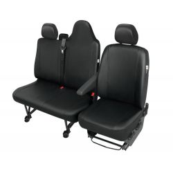 Renault Master III / Opel Movano B / Nissan NV400 2010- Pokrowce Miarowe 1+2 (kanapa z dzielonym siedziskiem i oparciem)