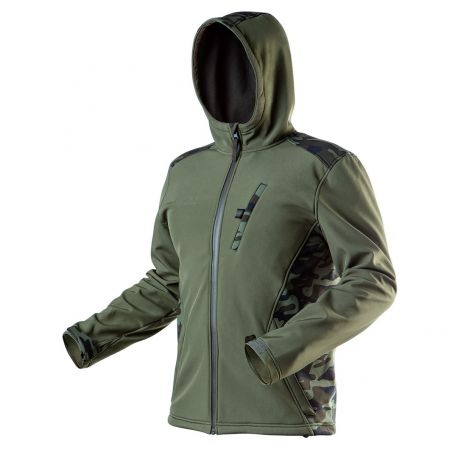 KURTKA SOFTSHELL CAMO, ROZMIAR L