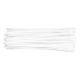 BIAŁE OPASKI ZACISKOWE 3.6 x 300 MM (100 SZTUK)