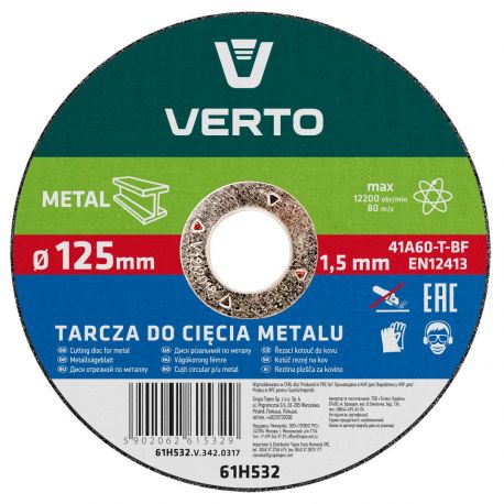 TARCZA TNĄCA DO METALU 125 x 1.5 x 22.2 MM
