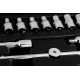 KLUCZE NASADOWE 1/4", CRV (ZESTAW 46 SZTUK)