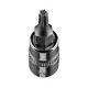 KRÓTKA KOŃCÓWKA TORX TX15 NA NASADCE 1/4", 37 MM