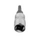 KRÓTKA KOŃCÓWKA TORX TX15 NA NASADCE 1/4", 37 MM