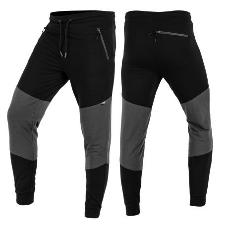 NEO Spodnie dresowe COMFORT, czarno-szare, rozmiar S