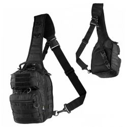 PLECAK NA JEDNO RAMIĘ CROSSBODY Sling Pack TORBA TAKTYCZNA CZARNA M-Tac