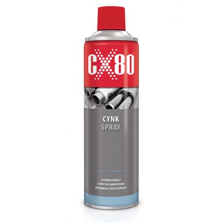 CX80 CYNK SPRAY 500ML ZABEZPIECZENIE PRZED KOROZJĄ