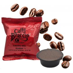 KAPSUŁKI do A MODO MIO Caffe BRACCIO WŁOSKA kawa w kapsułkach ROSSA 1 szt