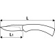 Nóż uniwersalny składany długość ostrza 100mm