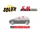 Przeciwsłoneczny i przeciwszronowy pokrowiec na dach i szyby samochodowe SOLUX S-M hatchaback
